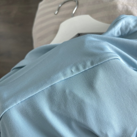 House of CB Deana Jersey Asymmetric Mini Shirt Dress - Picture 12 of 12